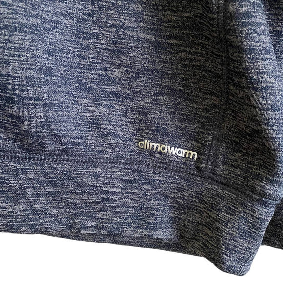 Adidas Spartan‎ Half Zip-Sweatshirt-Size XL-Mens-Heathered Blue-EUC - Picture 7 of 7